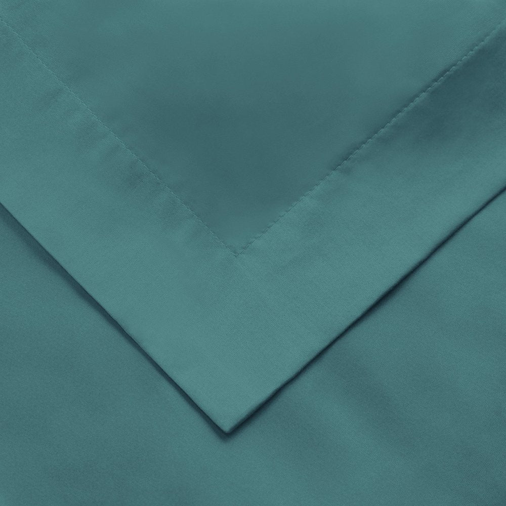 Sea Green King Cotton Washable Duvet Cover Set With Two Shams