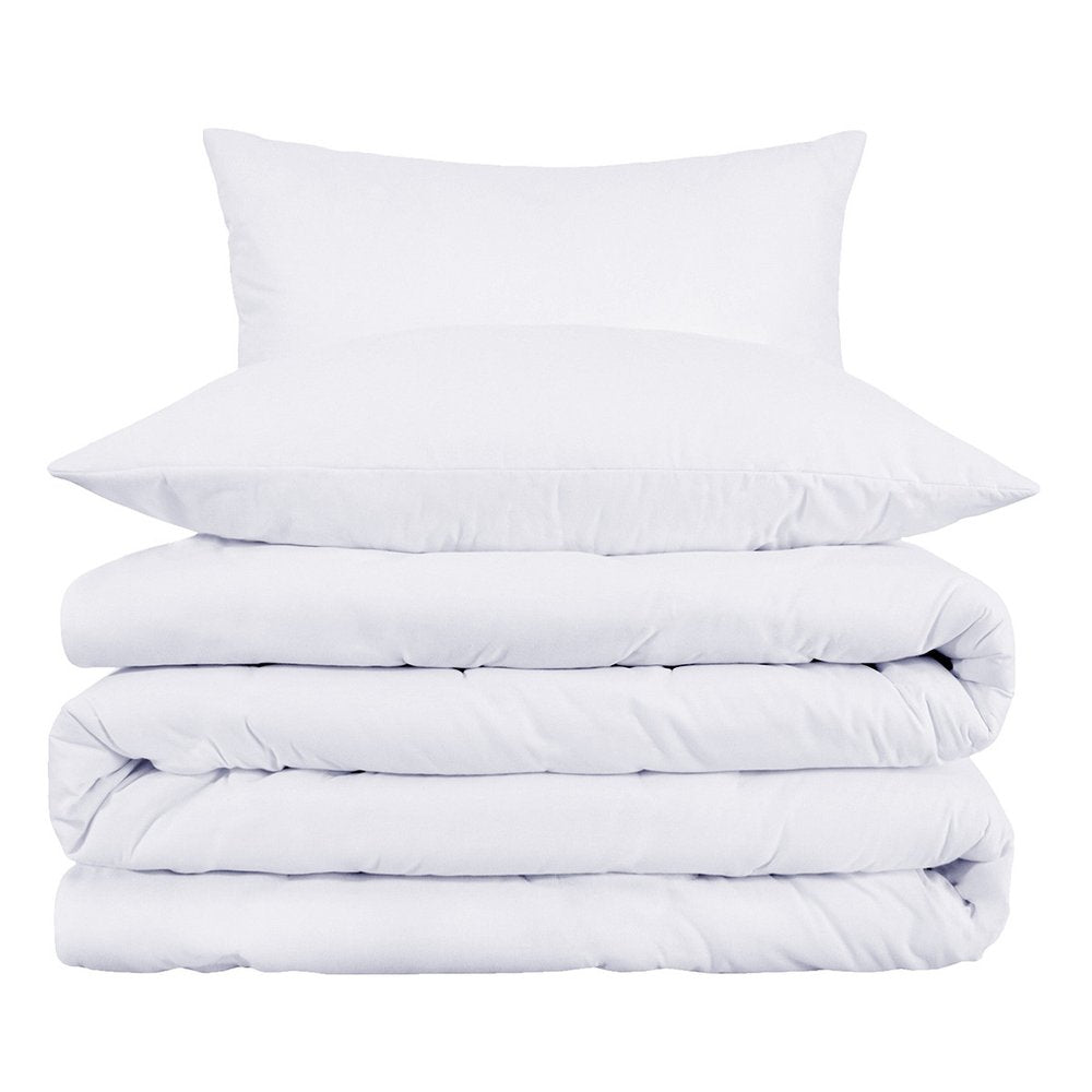 White King Cotton Washable Duvet Cover Set