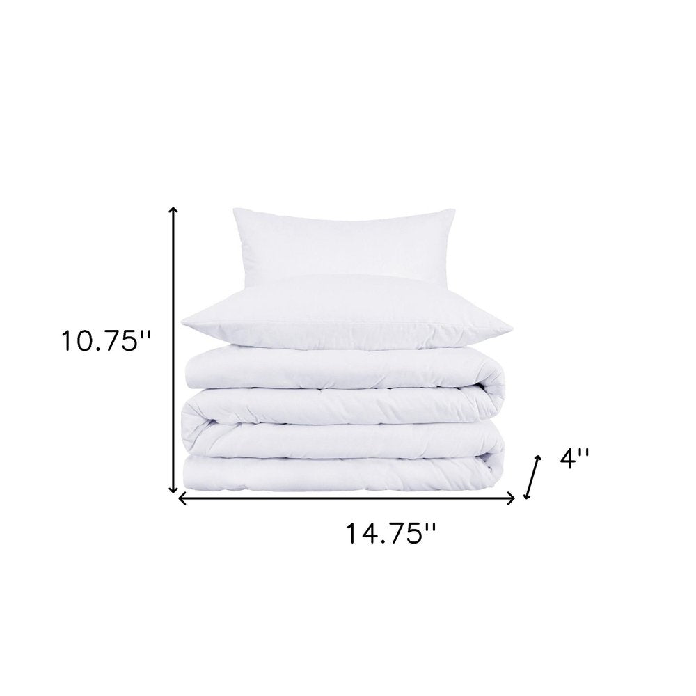 White King Cotton Washable Duvet Cover Set on a white background