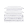 White Queen Cotton Blend 1200 Thread Count Washable Duvet Cover Set on a white background