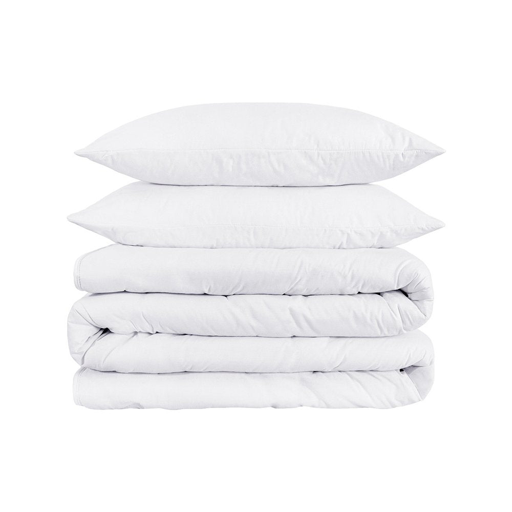 Platinum King Cotton Washable Duvet Cover Set