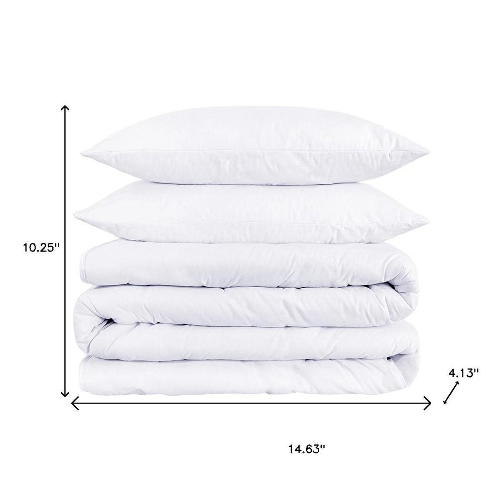 White King Cotton Washable Duvet Cover Set on a white background