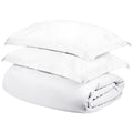 White Queen Cotton Washable Duvet Cover Set With Two Shams on a white background