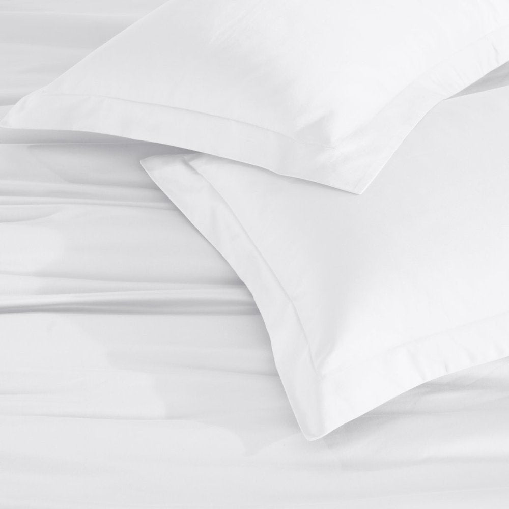 White Queen Cotton Washable Duvet Cover Set