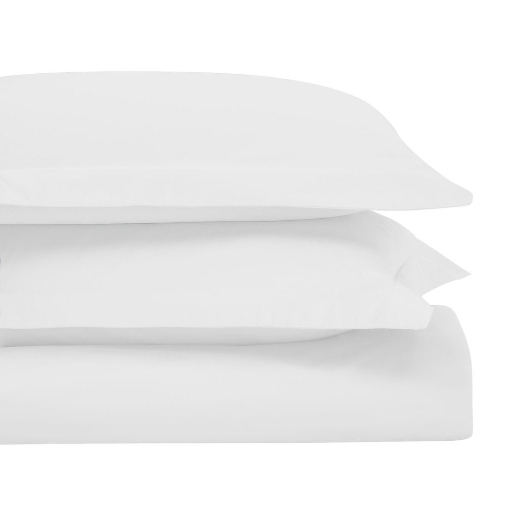 White Queen Cotton Washable Duvet Cover Set