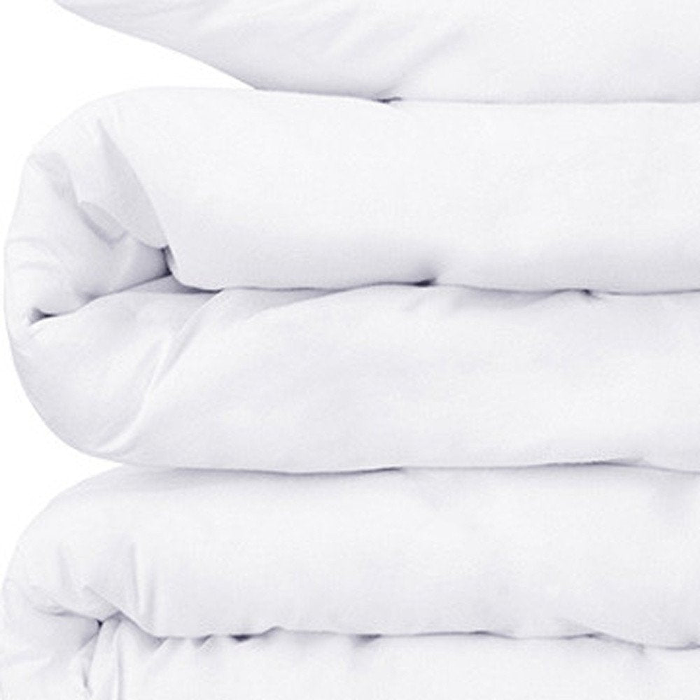 White King Cotton Washable Duvet Cover Set With Two Shams