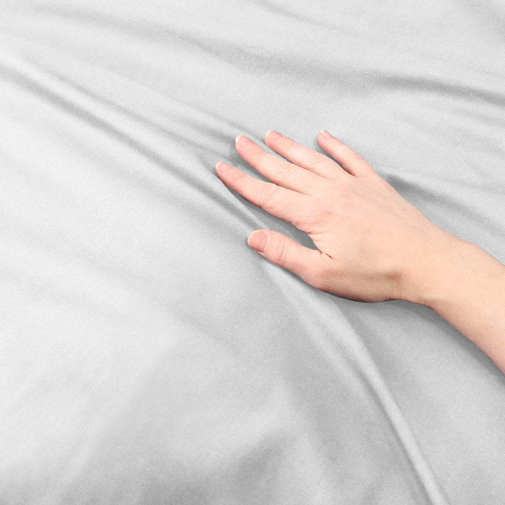 Platinum King Cotton Washable Duvet Cover Set - 10" H x 12.25" W x 2.75" D