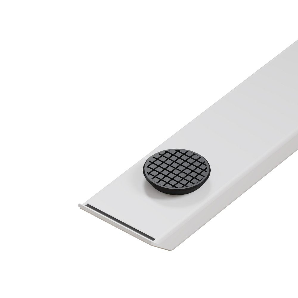 Adjustable Natural and White Wood and Stainless Steel Rolling Computer Desk on a white background