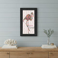 You are so loved Flamingo Black Framed Wall Art