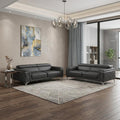 Two Piece Gray Four Person Seating Set
