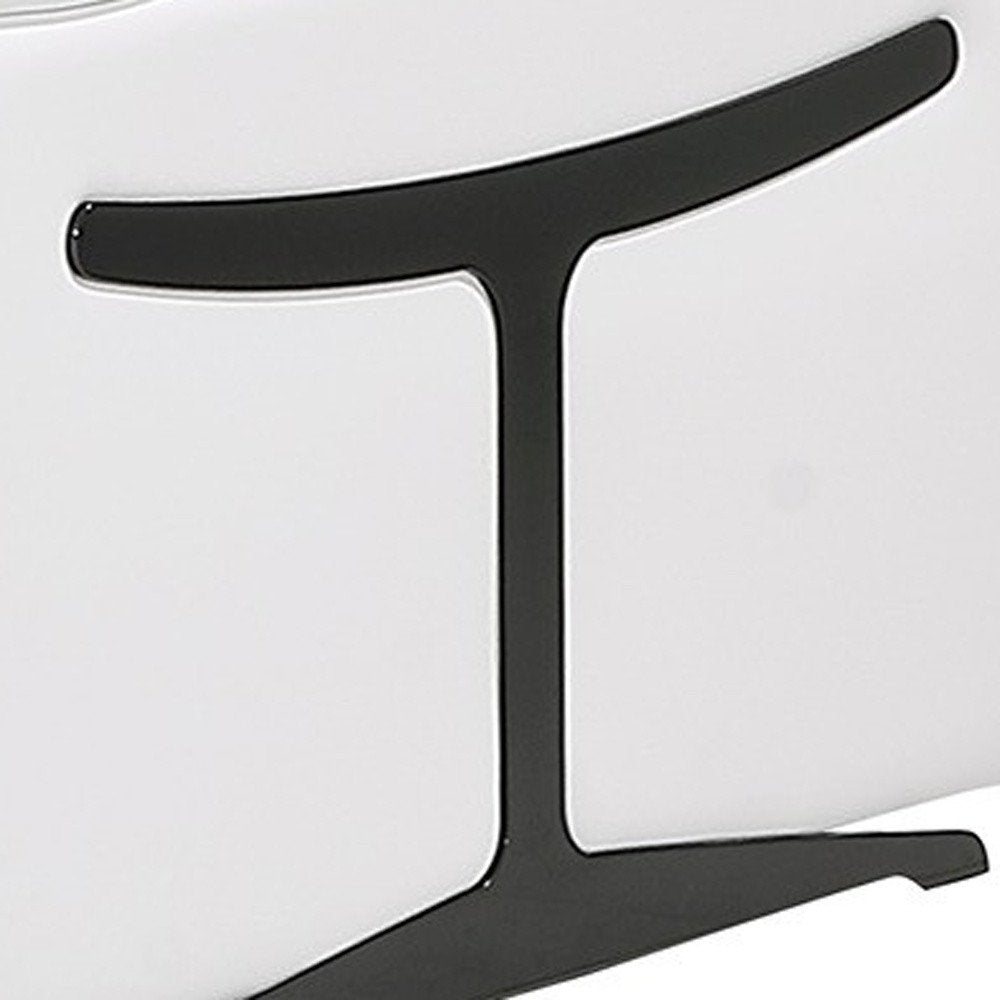White Italian Leather Modular L Shaped Eight Piece Corner Sectional With Console - SKU 534880 close-up detail