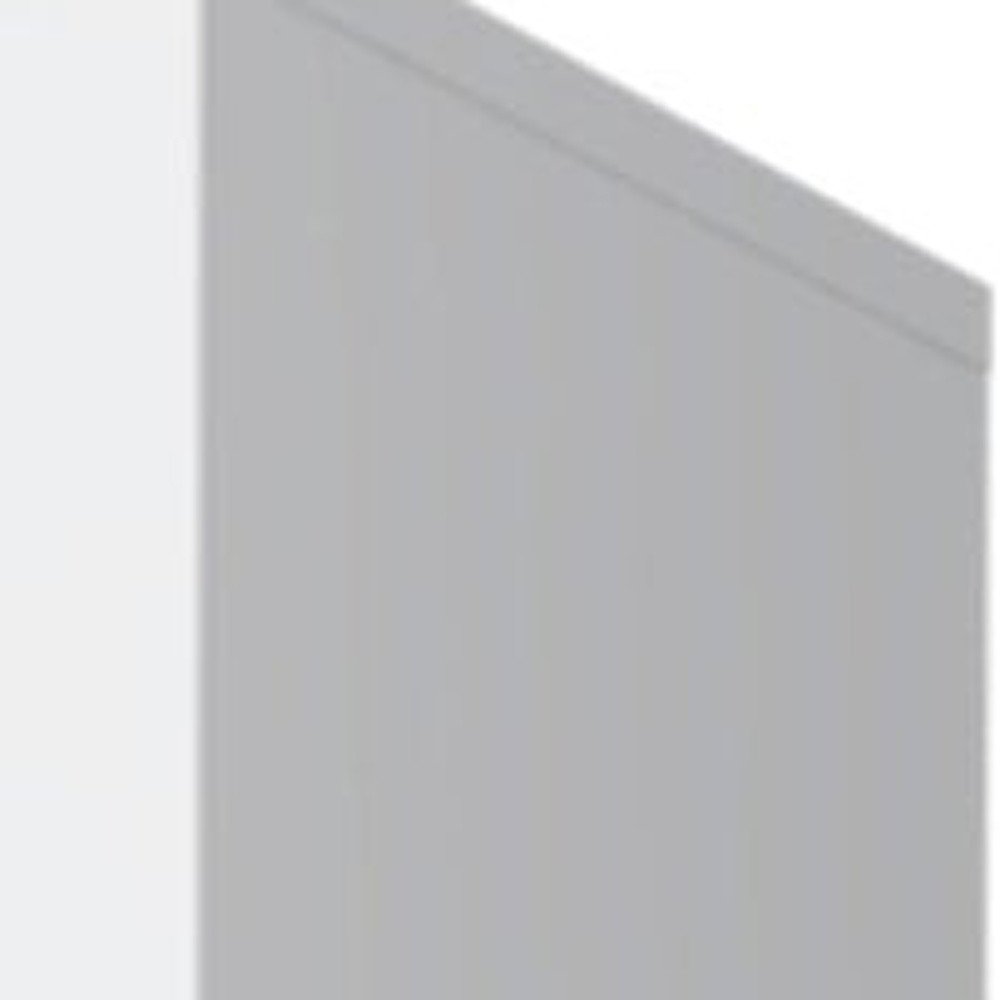 71" White Wood Three Door Two Drawer Combo Dresser