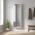 Light Gray Ten Pair Wall Mounted Shoe Storage Cabinet