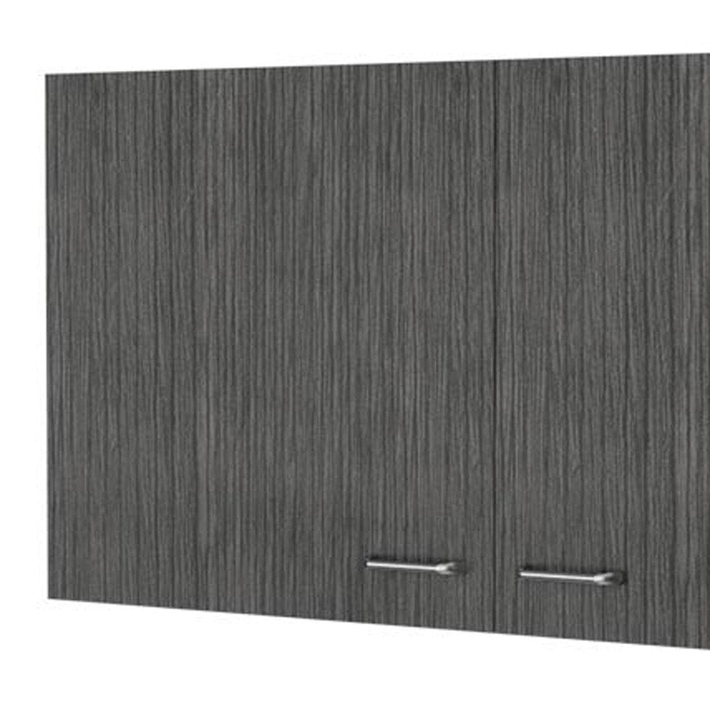 39" White Wood Wall Mounted Accent Cabinet