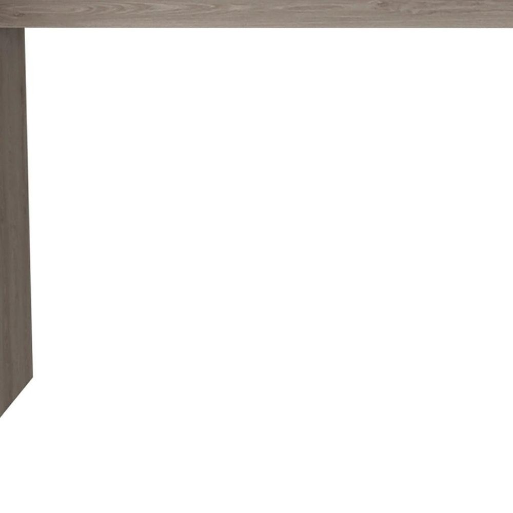 60" White Wood L Shape Computer Desk