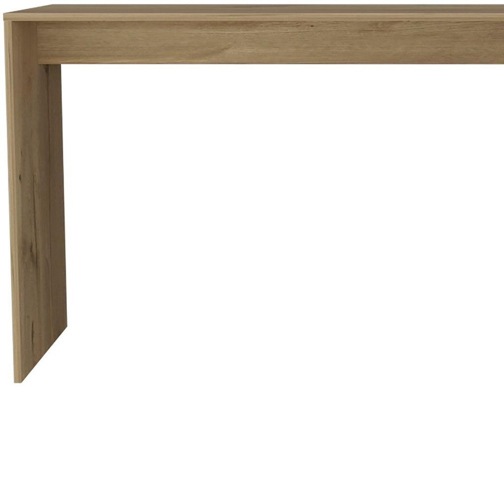 60" White Wood L Shape Computer Desk