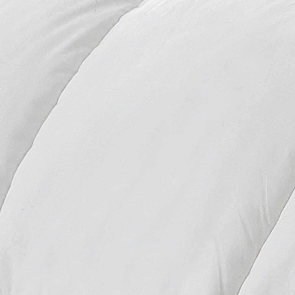 White Twin Fabric Spot Clean Goose Down Down Comforter