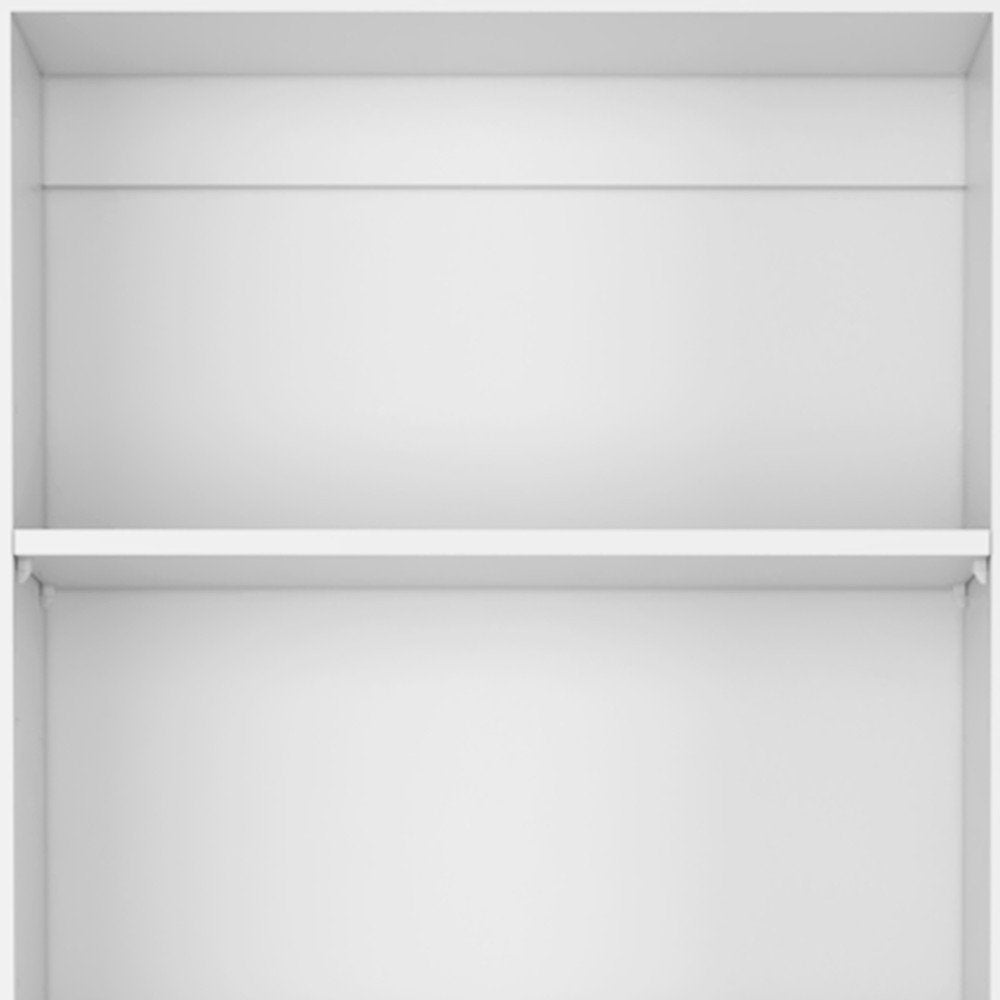Set of Three White Wood Five Tier Modular Bookcase - SKU 546616
