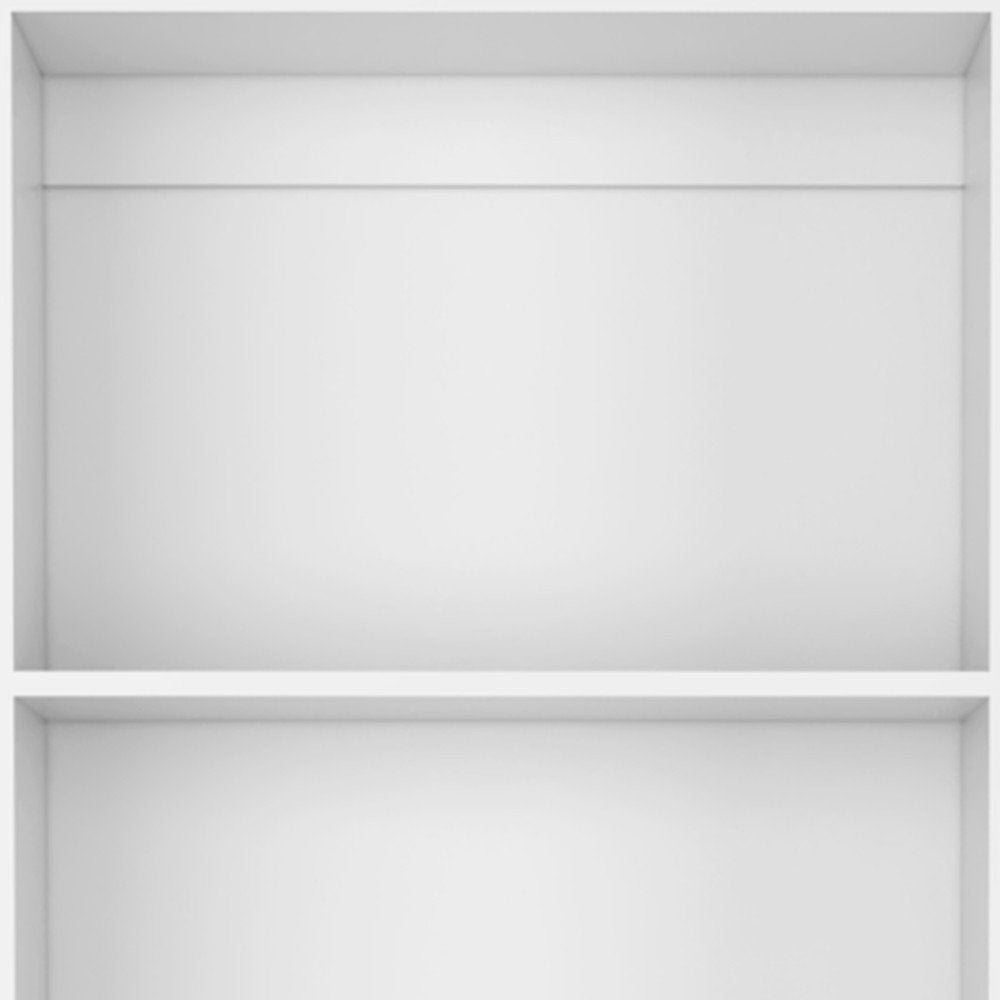 Set of Two White Wood Nine Tier Modular Bookcase - SKU 546623