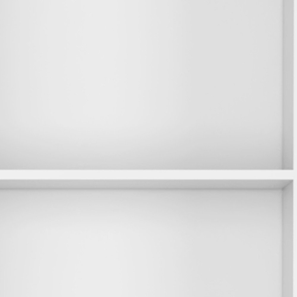 Set of Three White Wood Fourteen Tier Modular Bookcase - SKU 546625