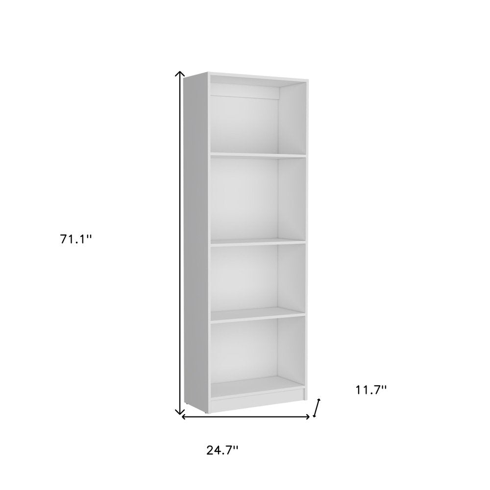 Set of Three White Wood Thirteen Tier Modular Bookcase - SKU 546628