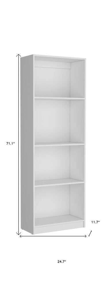 Set of Three White Wood Fourteen Tier Modular Bookcase - SKU 546631
