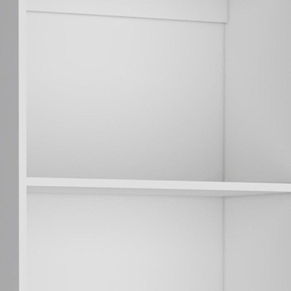 Set of Three White Wood Fourteen Tier Modular Bookcase - SKU 546631