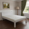 White Solid Wood Full Bed Frame