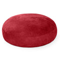 72" Cinnabar Microsuede Bean Bag Chair on a white background