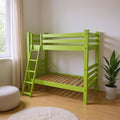 Green Full Solid Wood Bunk Bed