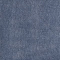 Close-up of a textured stonewashed blue fabric, likely denim or a similar material, suitable for a pet bed cover.