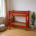 Red Queen Solid Wood Bunk Bed