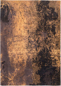 9' X 13' Yellow and Brown Abstract Non Skid Area Rug - SKU 548441 in a home interior