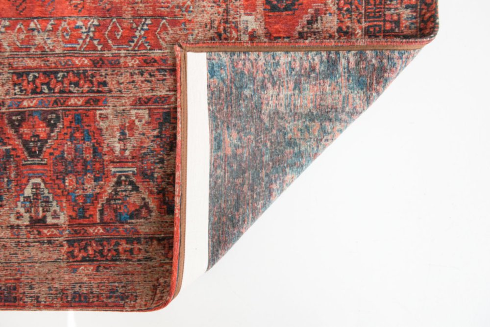 9' X 13' Red Oriental Non Skid Area Rug
