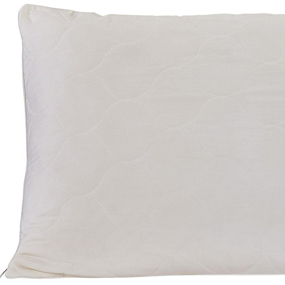 Cotton Wool Hypoallergenic Queen Size Bed Pillow - with Advanced Cooling Technology