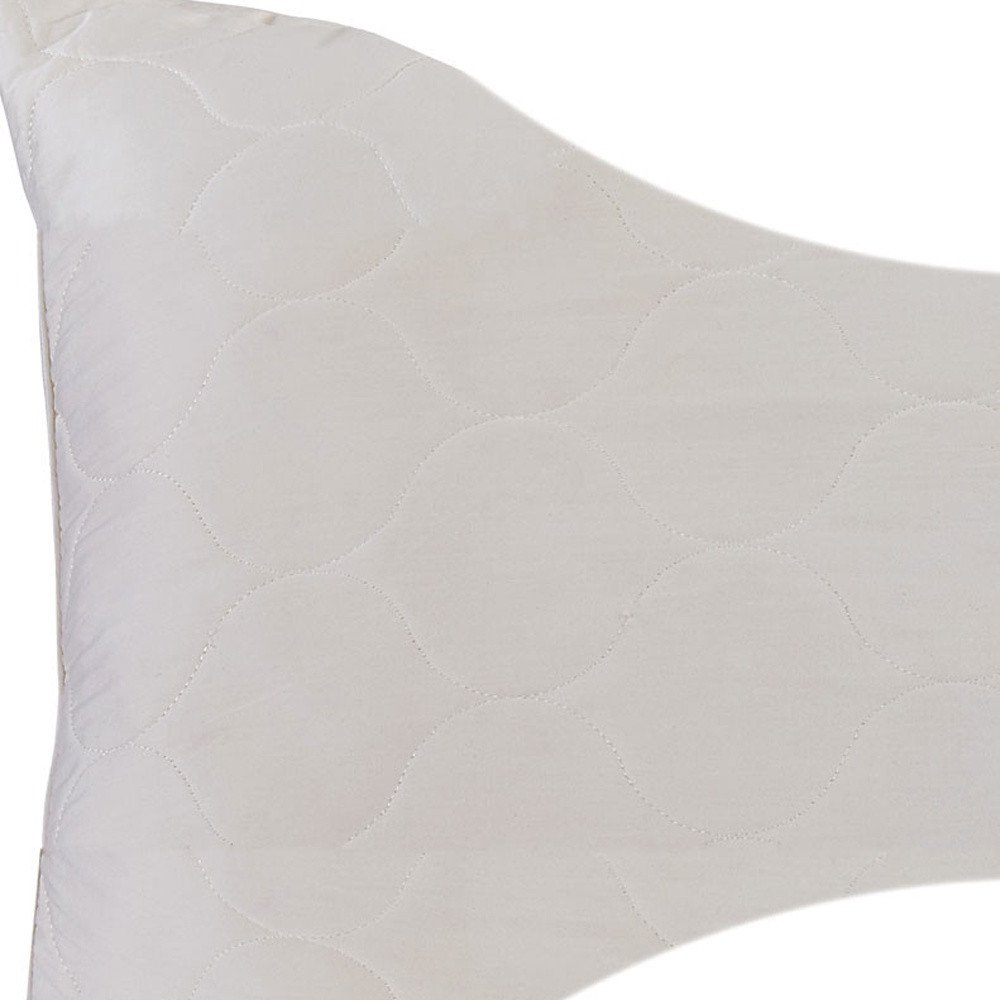 Cotton Wool Hypoallergenic Ergonomic Standard Size Bed Pillow - with Pillowcase Included
