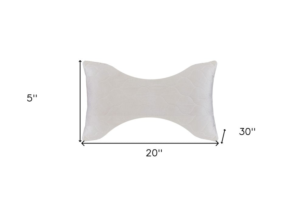 Cotton Wool Hypoallergenic Ergonomic Queen Size Bed Pillow