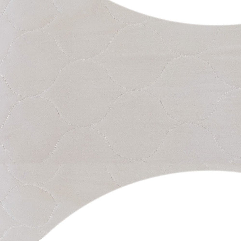 Cotton Wool Hypoallergenic Ergonomic Queen Size Bed Pillow on a white background
