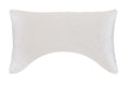 Cotton Wool Hypoallergenic Ergonomic Standard Size Bed Pillow - 5.00" H x 20.00" W x 26.00" D on a white background