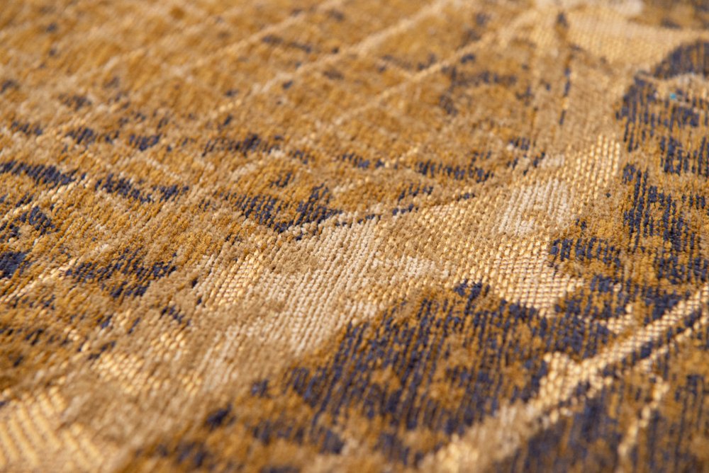 9' X 13' Yellow Abstract Non Skid Area Rug - 108" H x 144" W x 0.12" D