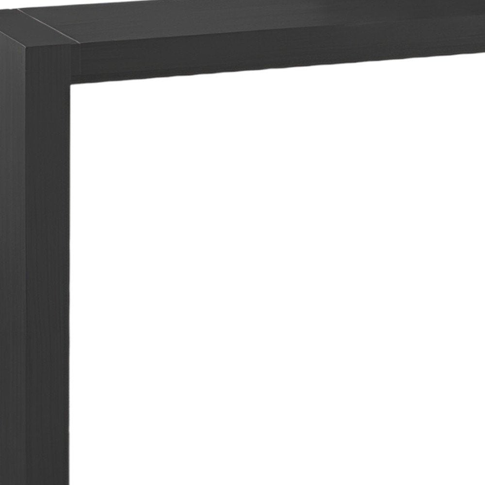 60" Espresso Wood Rectangular Bar Height Bar Table