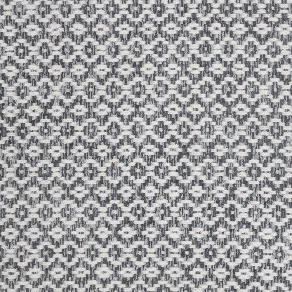 Set of Two Gray Chevron Cotton Throw Pillow on a white background