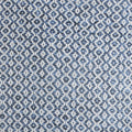 Set of Two Blue Chevron Cotton Throw Pillows