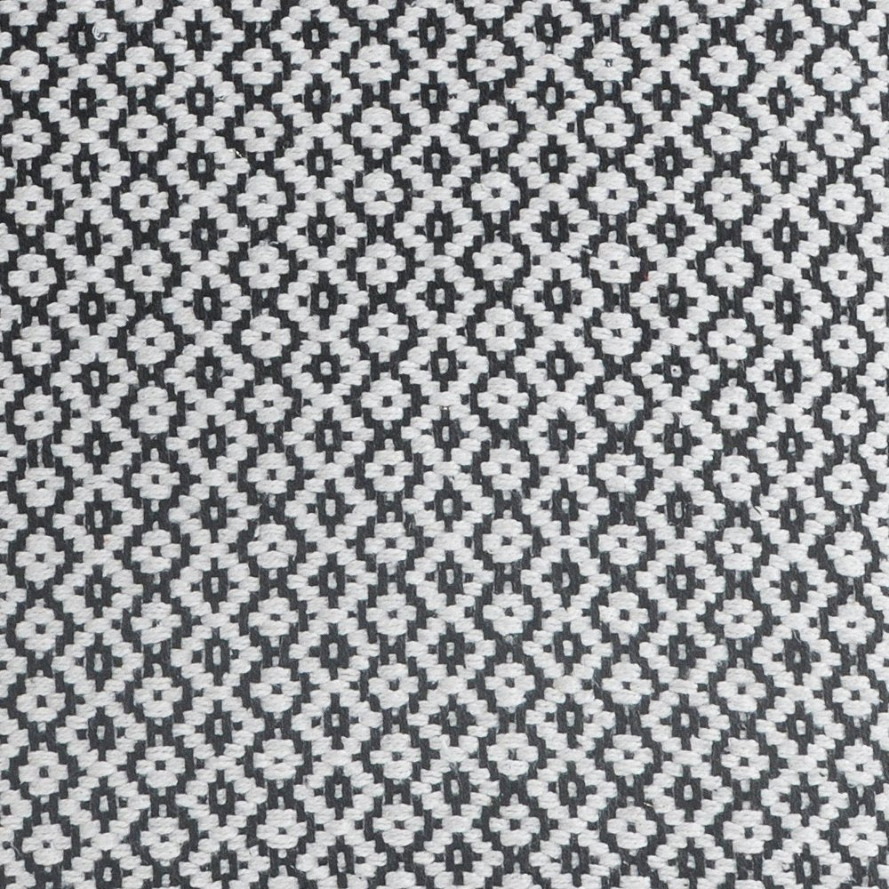 Set of Two Gray Chevron Cotton Throw Pillow - Gray