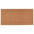 30" X 48" Natural Coir Outdoor Door Mat. Doormat isolated on a plain white background, finished in tan.