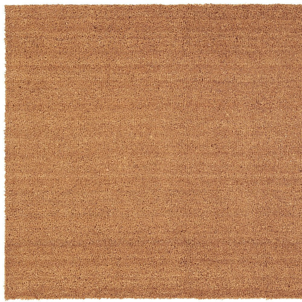 30" X 48" Natural Coir Outdoor Door Mat. Doormat in tan.