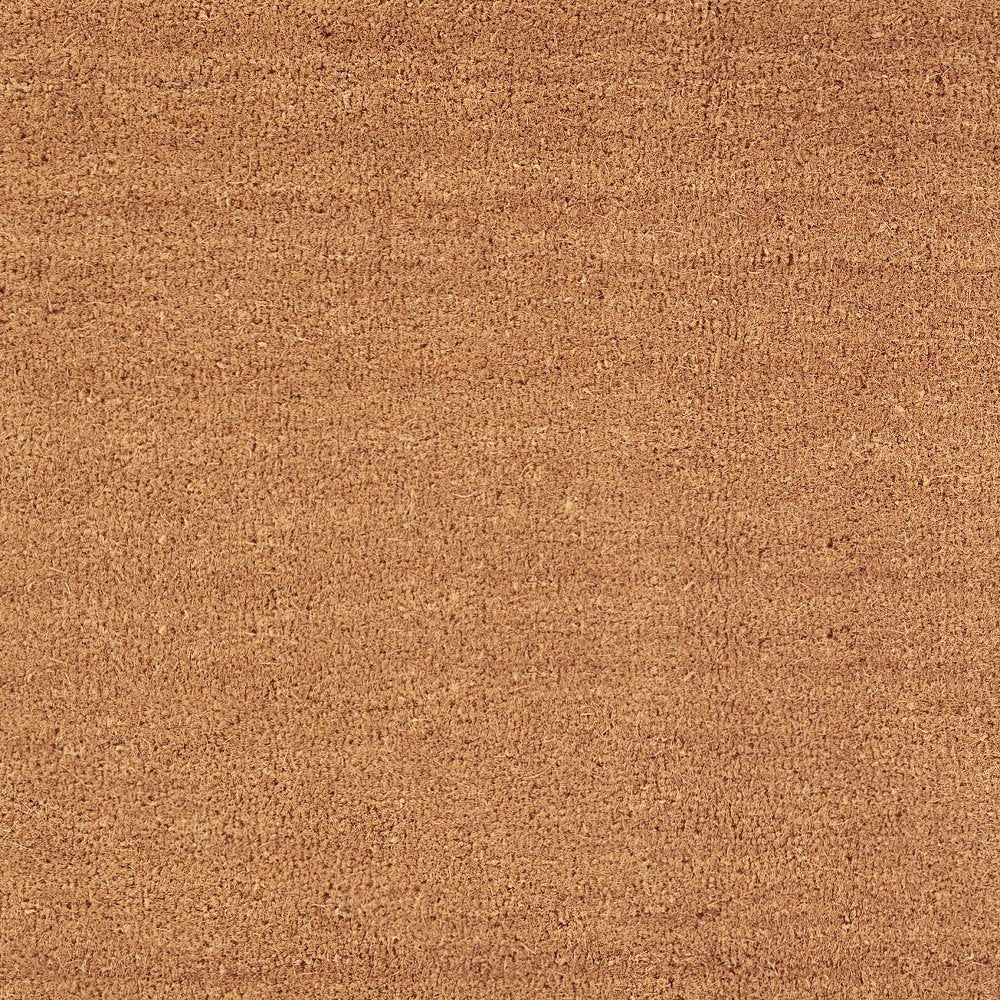 30" X 48" Natural Coir Outdoor Door Mat. Doormat in tan.