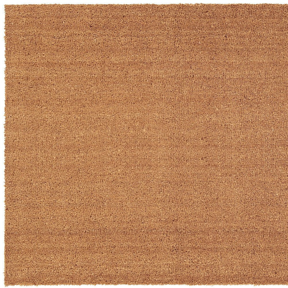30" X 48" Natural Coir Outdoor Door Mat. Doormat in tan.