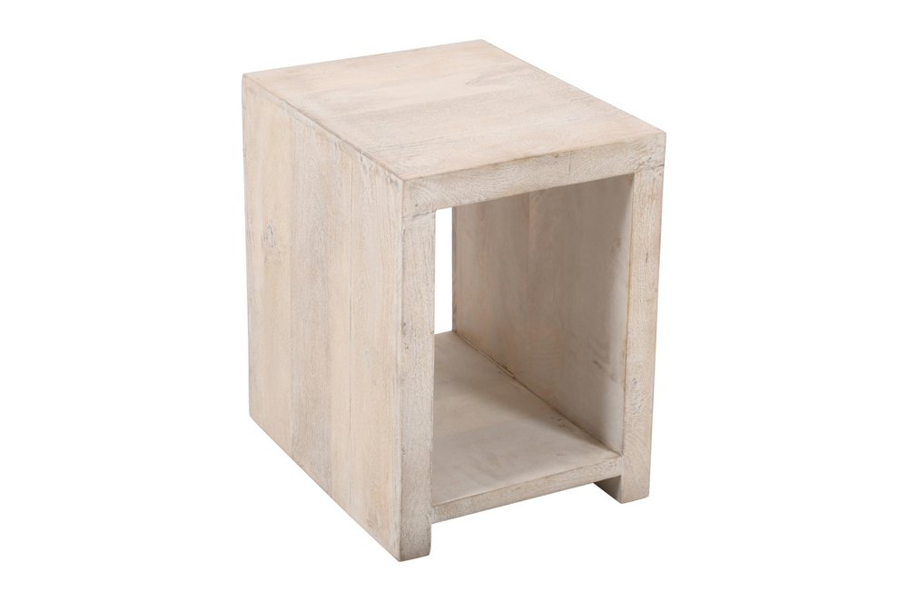 Three Piece Natural Solid Wood Distressed Sled Coffee And End Tables Set on a white background