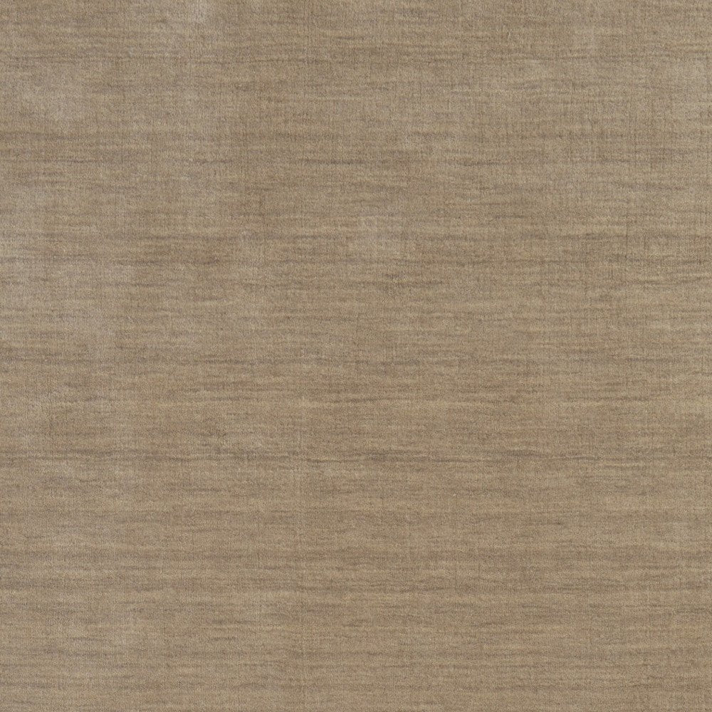 9' X 13' Tan Wool Hand Woven Area Rug close-up detail
